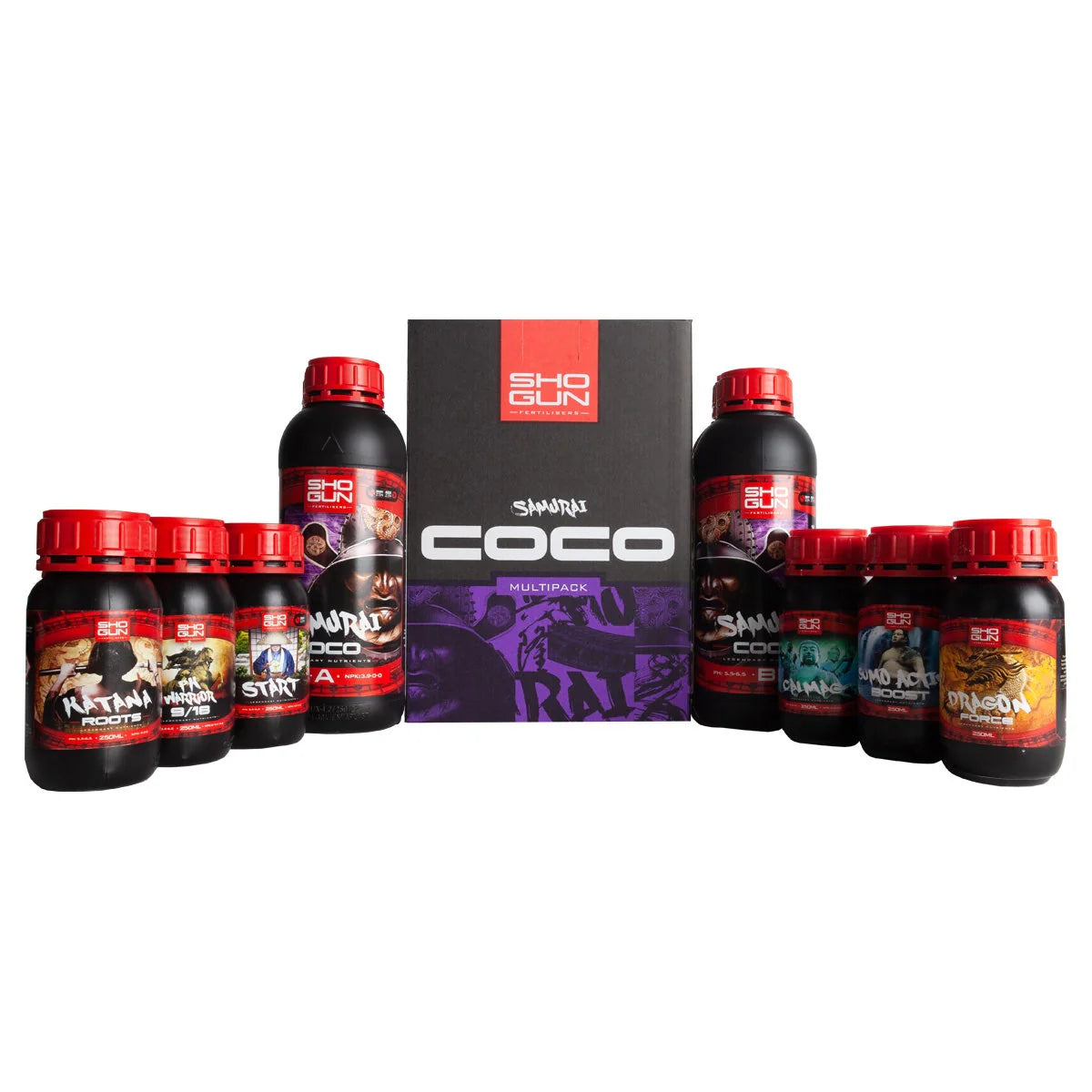 Shogun Kokosnuss-Nährstoffe Multipack