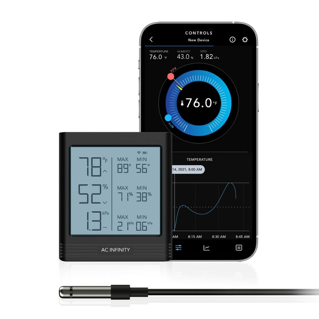 AC Infinity Cloudcom B1 Smart Thermo-Hygrometer (External Sensor)