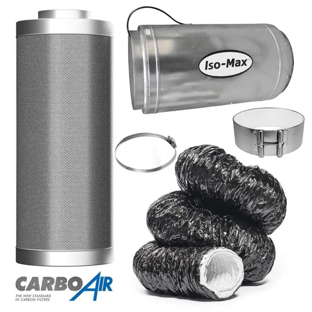 CarboAir Isomax Geräuschloses Abluftventilator-Kit