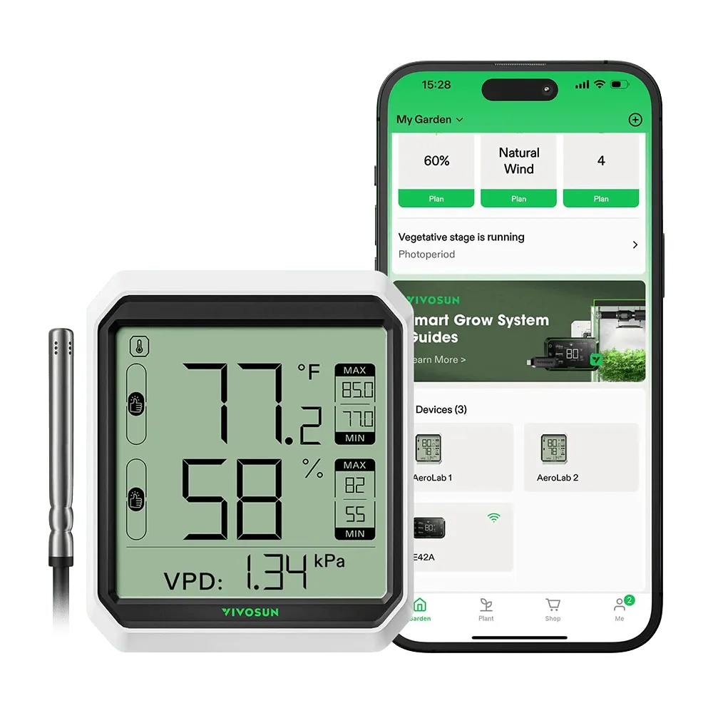 VIVOSUN AeroLab THB1S Bluetooth-Hygrometer