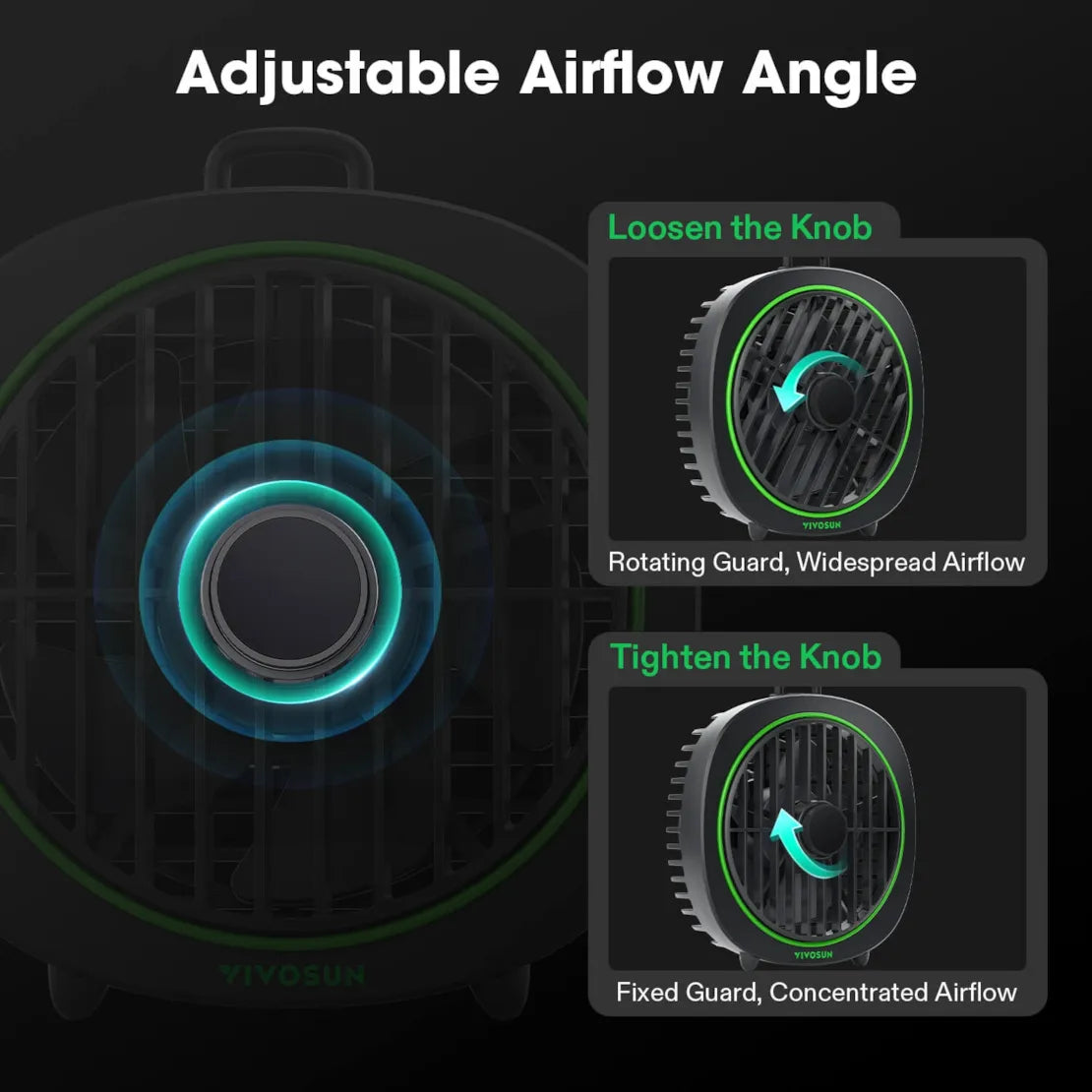 VIVOSUN AeroWave D4 4" Clip On Fan