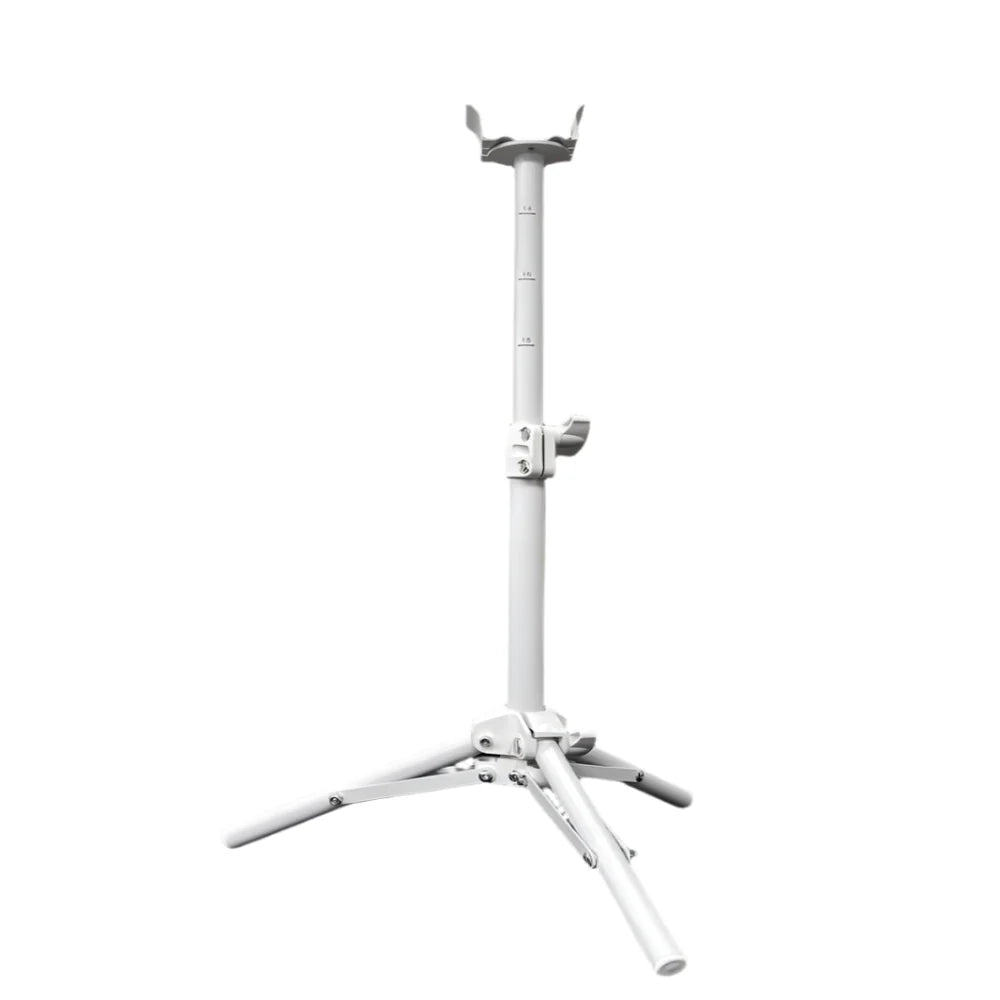White tripod stand on a white background craft farmer undercanopy lights