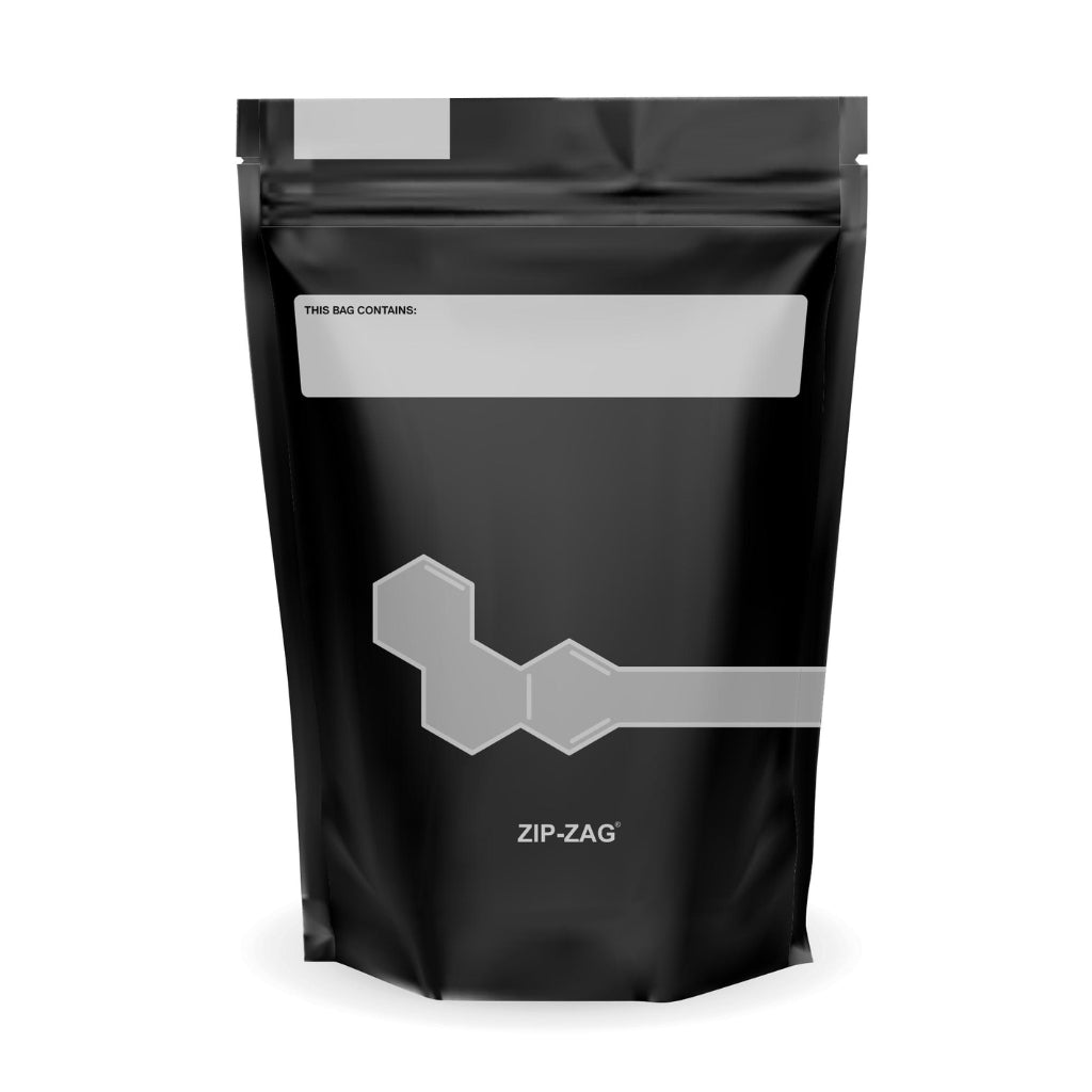 Zip-Zag Black Smell Proof Storage Bag