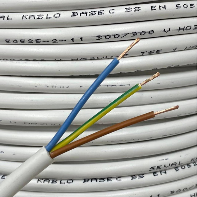 3 Core Electrical Cable 1m