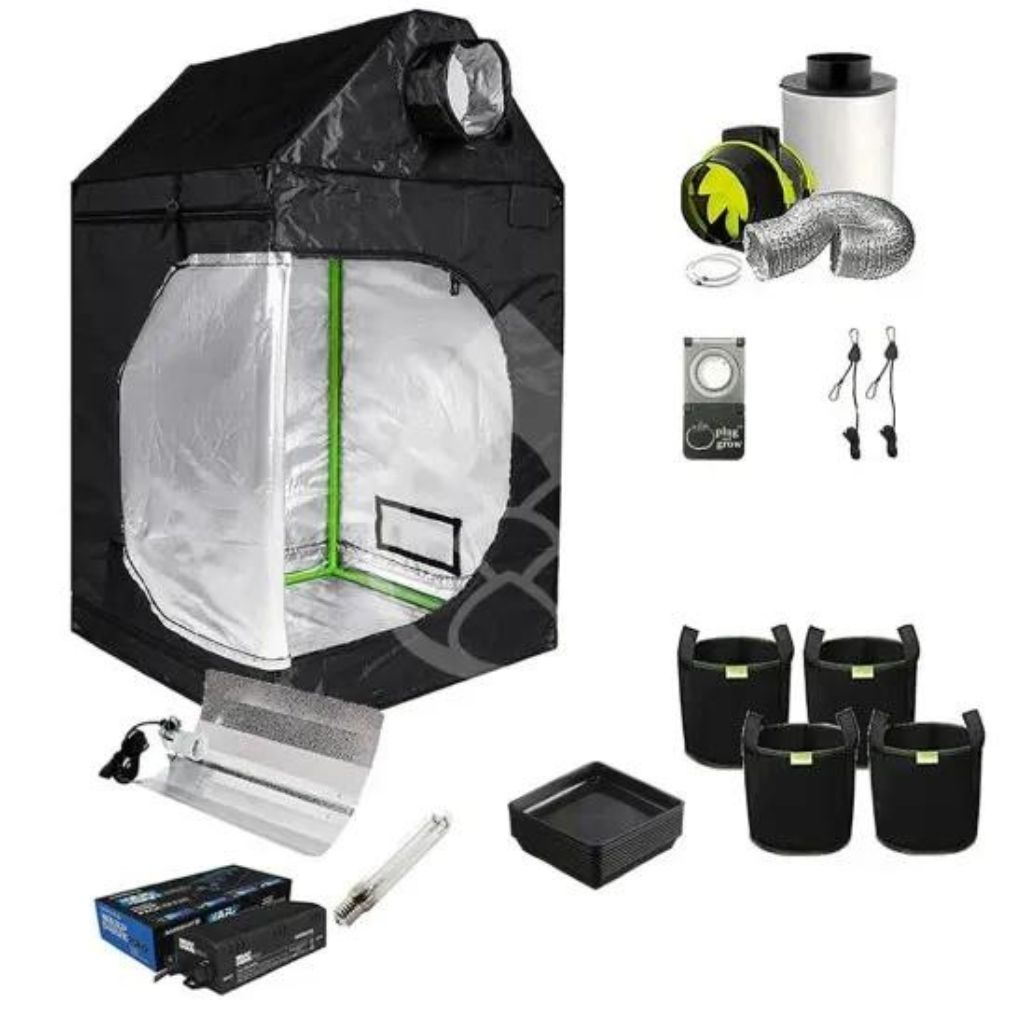 600 W HPS 4 Töpfe 1,2 mx 1,2 m Dach-Zuchtzelt-Set