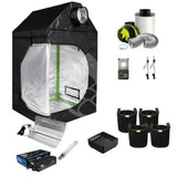 600 W HPS 4 Töpfe 1,2 mx 1,2 m Dach-Zuchtzelt-Set
