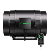 VIVOSUN AeroZesh S Inline EC Digital Extractor Fan