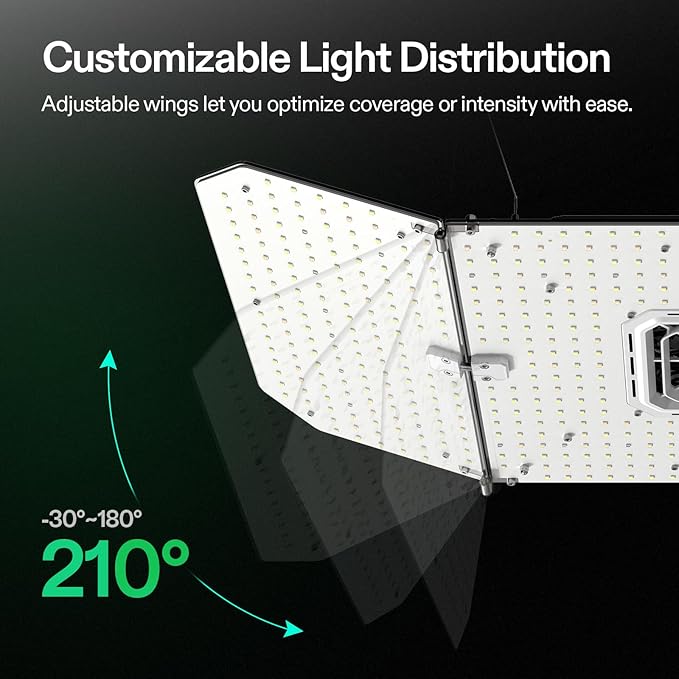 VIVOSUN AeroLight Wing 200w LED Grow Light