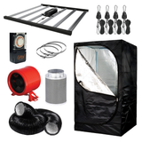 720w LED 1.2m x 1.2m Grow Tent Kit