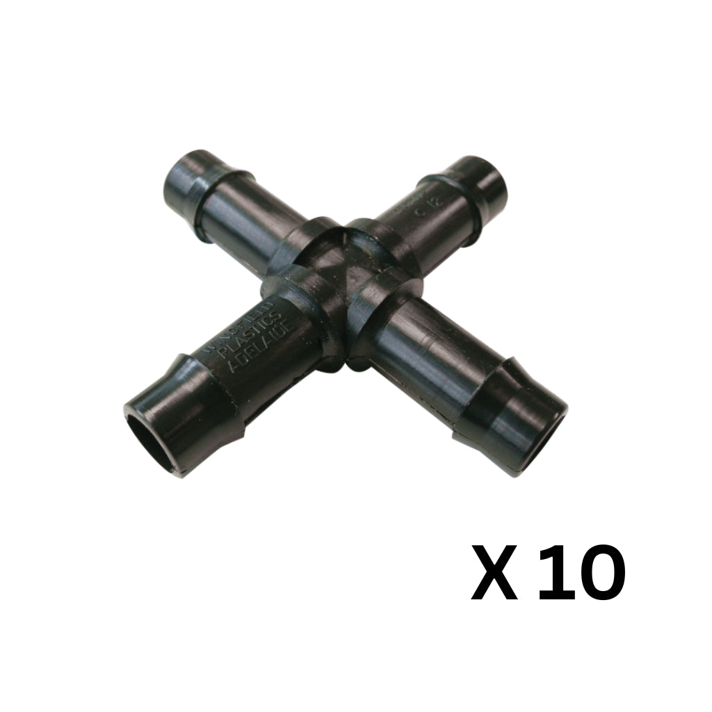 9mm or 6mm Cross Connectors (10 Pack)