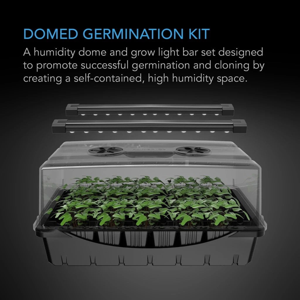 AC Infinity High Dome Propagation Kit 5x8" Tray With LEDs