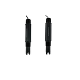 Two black Aquamaster C800 probes on a white background