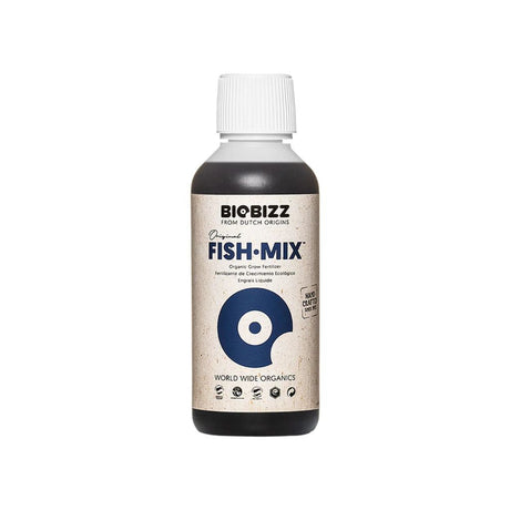BioBizz Fish-Mix bottle on a white background