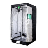 Budbox Pro L200 - 1,0 mx 1,0 mx 2,0 m - Growzelt Silber