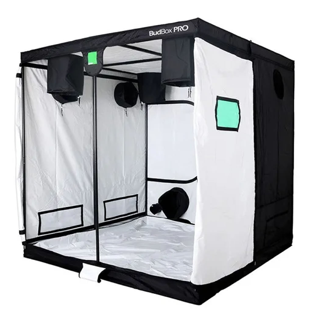 Budbox Pro Titan - 2,0m x 2,0m x 2,0m oder 2,2m - Growzelt Weiß