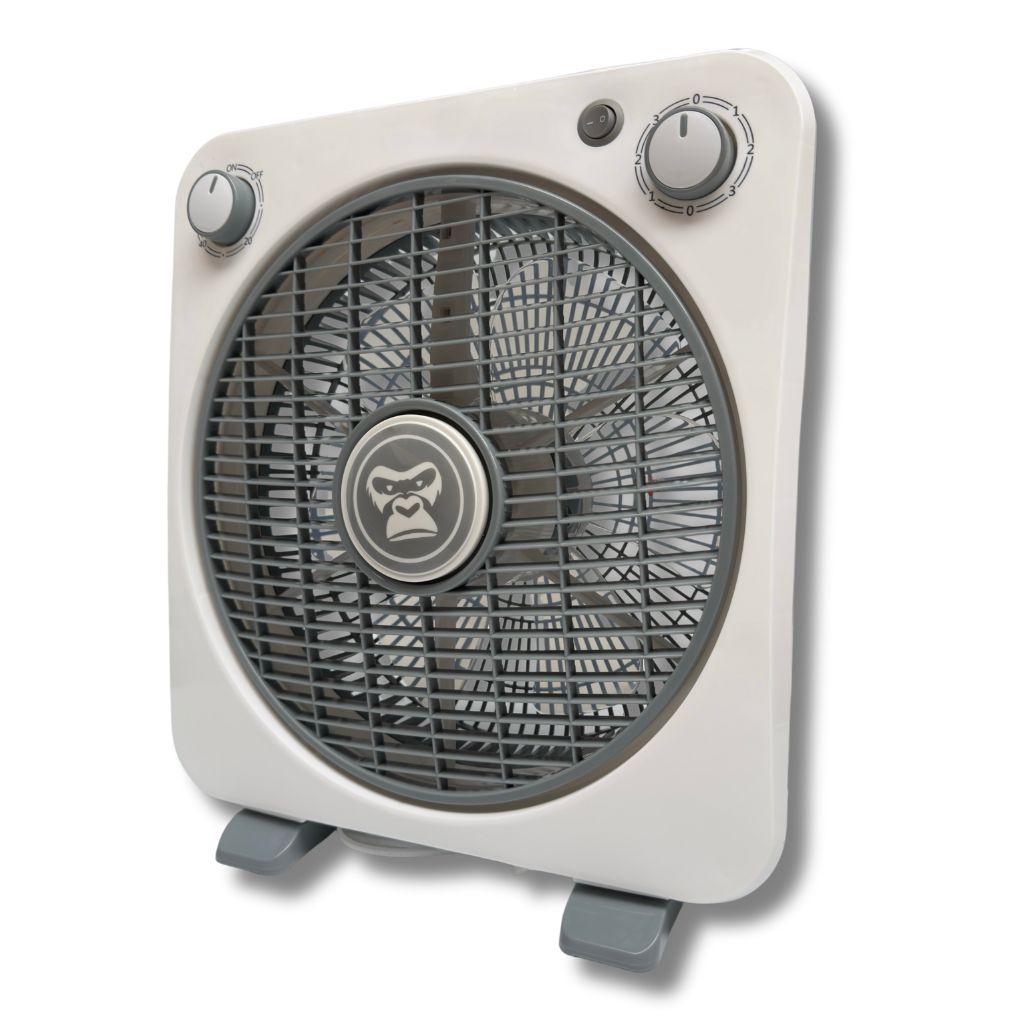 Gorilla Circulating Floor Box Fan 3 Speeds - 30cm