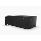 Green-Qube: GQ3060L - 3m x 6m x 2.2m hydroponic grow tent with open doors showing ducting ports