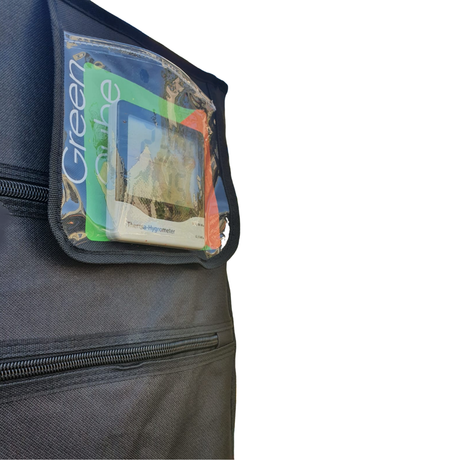 Green-Qube grow tent hygrometer pocket