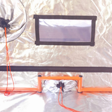 Green-Qube grow tent uplift bars and vents
