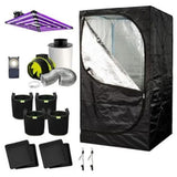 Lumatek Attis 300 W PRO LED – 1 m quadratisches Growzelt-Set 