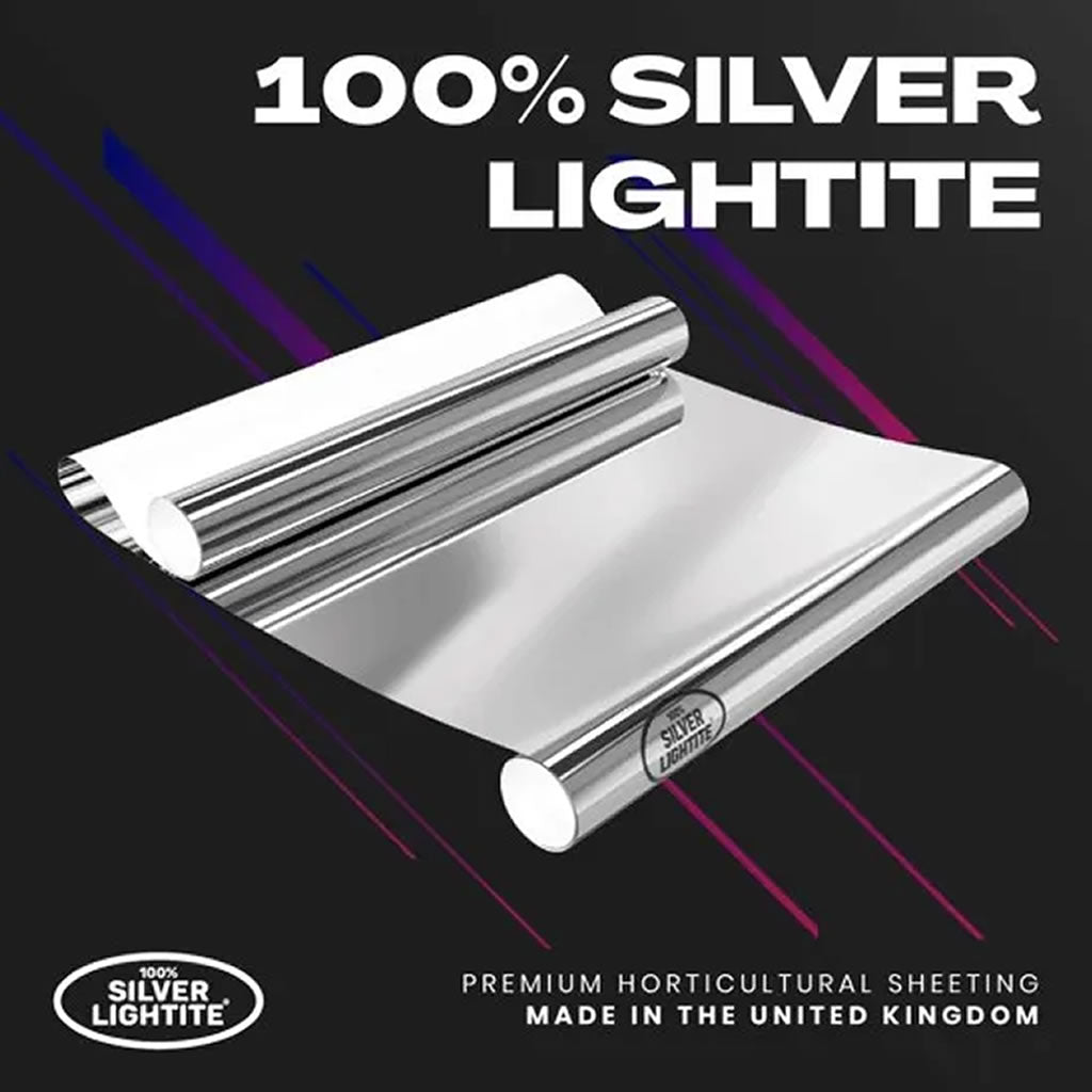 Mylar Silberweiß Lightite 125mu