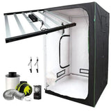 Omega Black 720 W LED - 1,5 x 1,5 m weißes Growzelt-Set