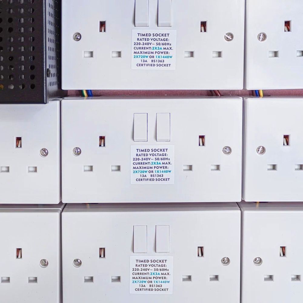 Omega Mdf Contactor board with timer 16/18 close up view