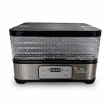 Pollinator-Ice-O-Lator-Drying-Machine Food dehydrator with digital display on a white background