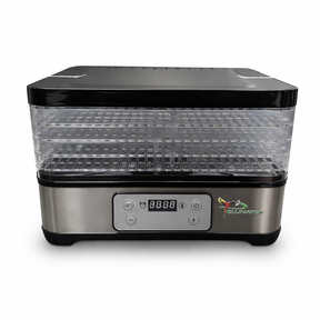 Pollinator-Ice-O-Lator-Drying-Machine Food dehydrator with digital display on a white background