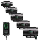 VIVOSUN AeroZesh S Inline EC Digital Extractor Fan