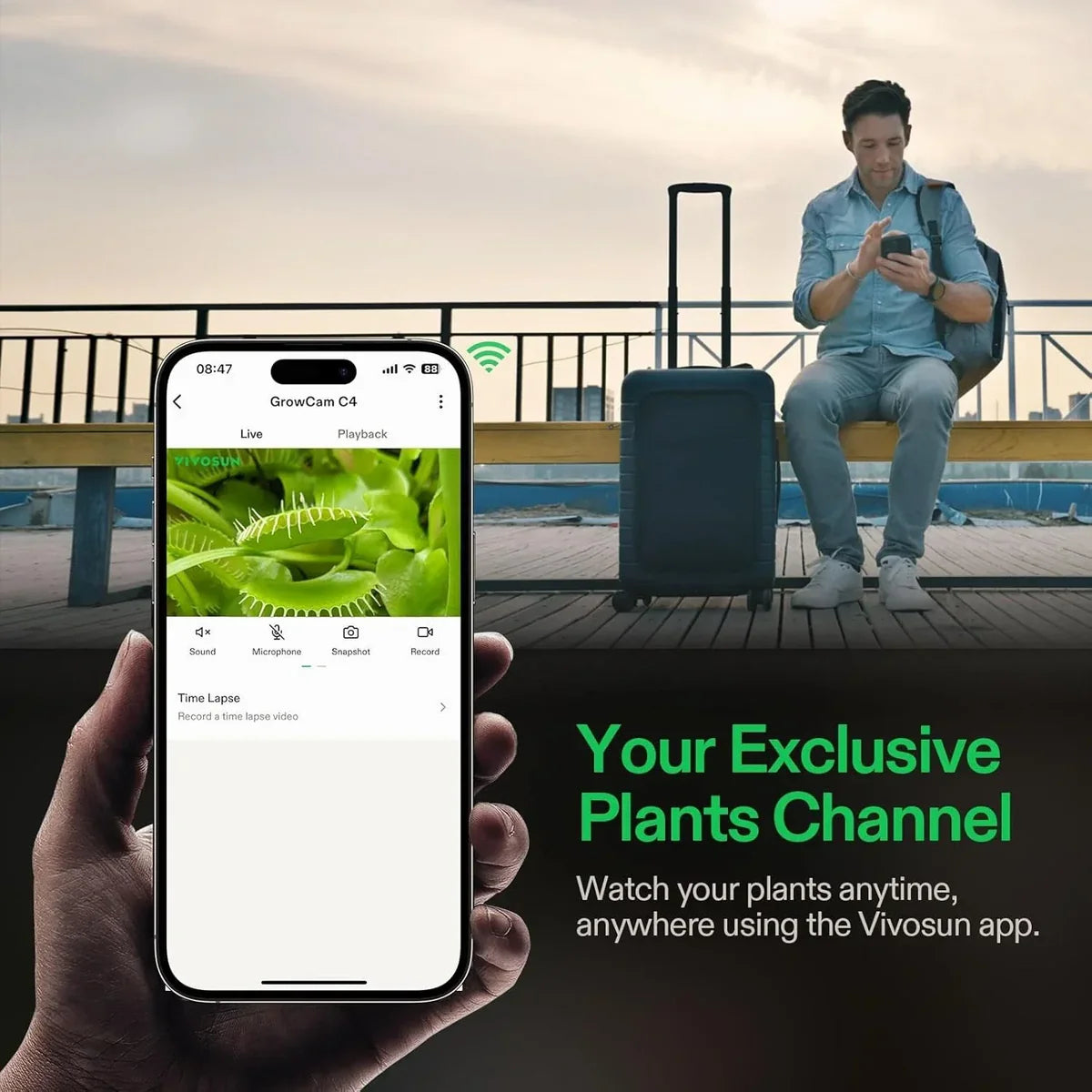 Vivosun GrowCam C2 2K QHD Smart Grow Camera