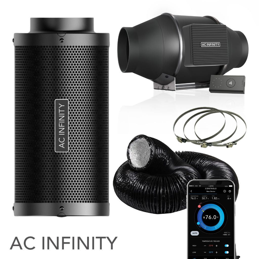 AC Infinity Cloudline PRO EC Extraction Fan Kit