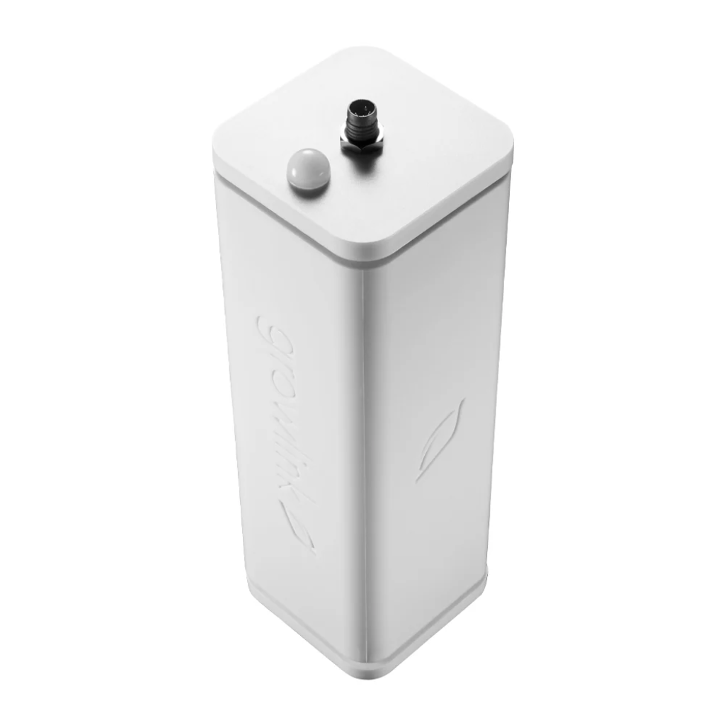 Growlink Climalink Climate Sensor top view angled with fitting connection