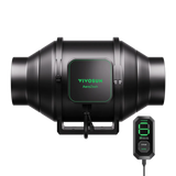 VIVOSUN AeroZesh S Inline EC Digital Extractor Fan