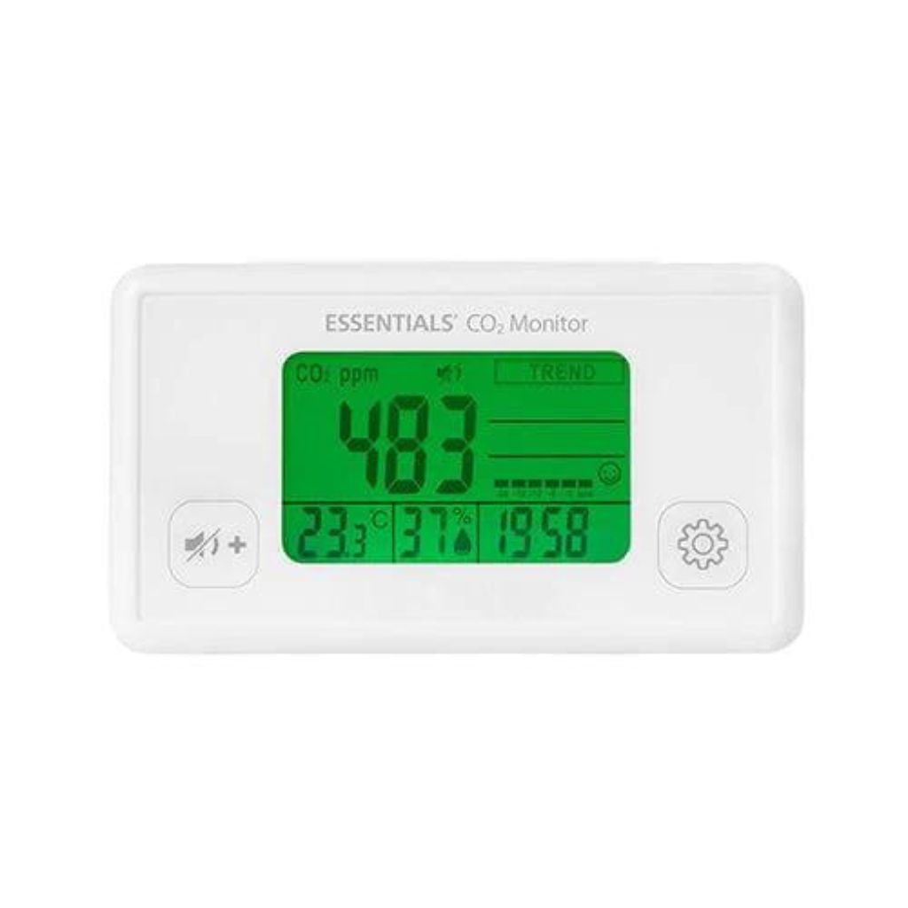 essentials co2 monitor meter sensor detector grow room hydroponics