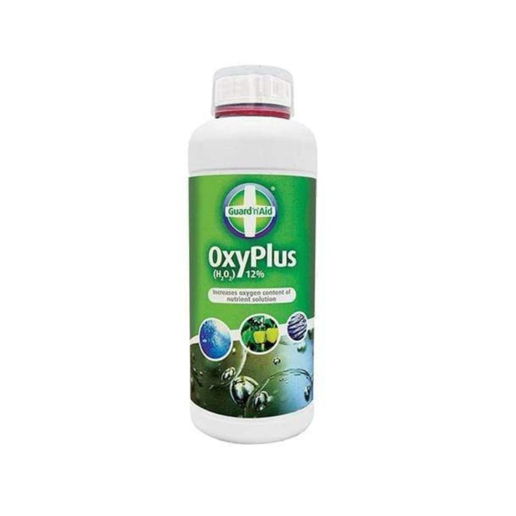 essentials oxyplus guard n aid h202 hydrogen peroxide hydroponic system cleaning solution