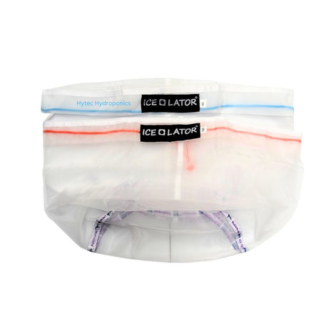 Two pack of Ice Lator bubble bags with visible branding on a white background