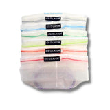 Six pack of Ice Lator bubble bags with visible branding on a white background