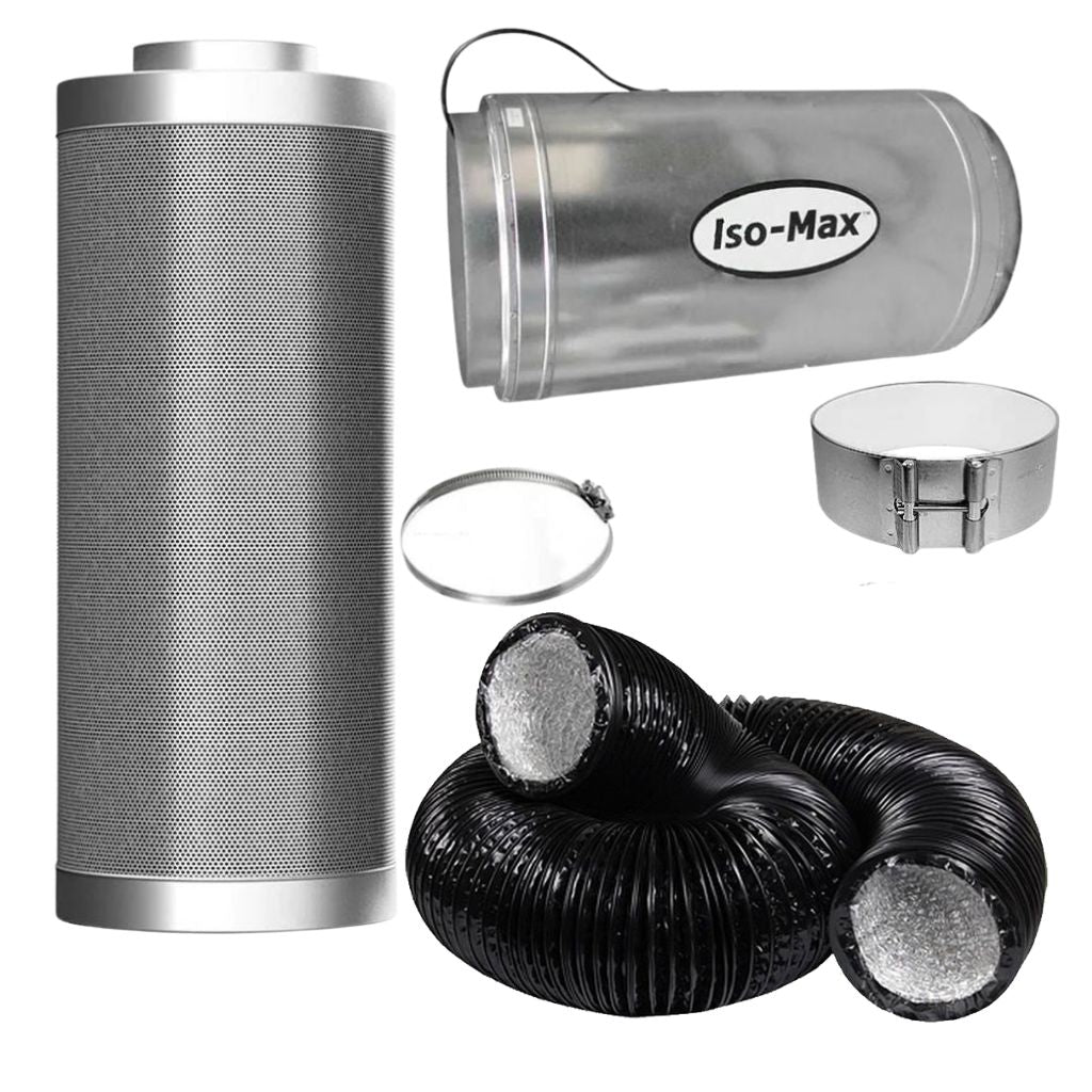 CarboAir Isomax Geräuschloses Abluftventilator-Kit
