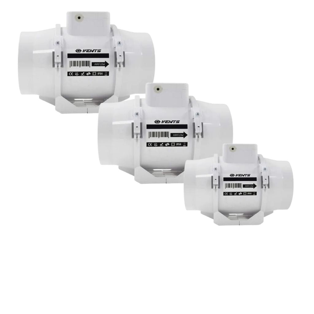 Vents TT In Line Extraction Fans - All Sizes