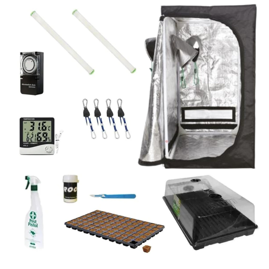 Komplettes LED-Anzucht-LightHouse-Klonzelt-Kit