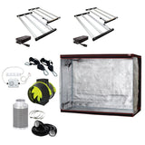 Lumii 1920 W LED 2 m x 3 m Growzelt-Set