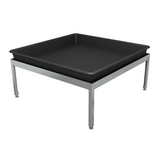 Metal Grow Bench Frame Raised Tray Runoff Irrigation Management