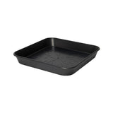 Range of Eco Square Plant Pot Saucers Black
