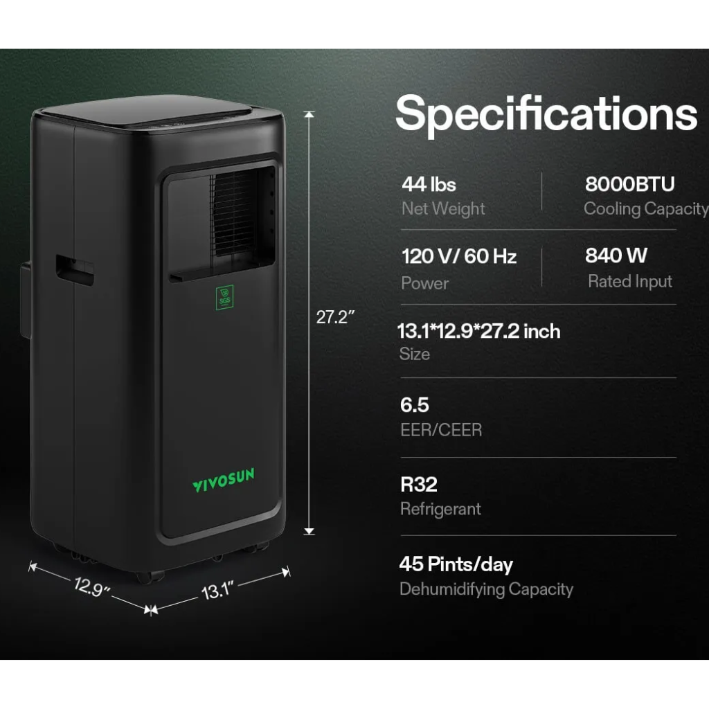Vivosun Aerolush C08 - Intelligent Air Conditioner