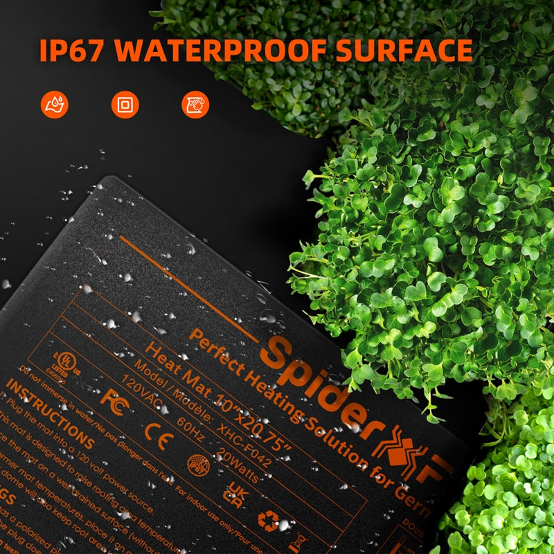 Spider Farmer SF-10x20" 122x53cm | Integrated Heating Pad